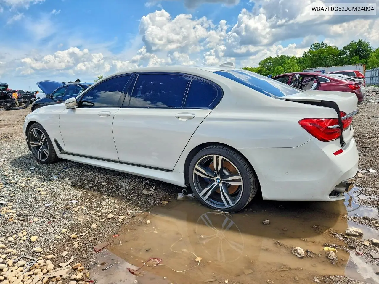 2018 BMW 750 I VIN: WBA7F0C52JGM24094 Lot: 58464486