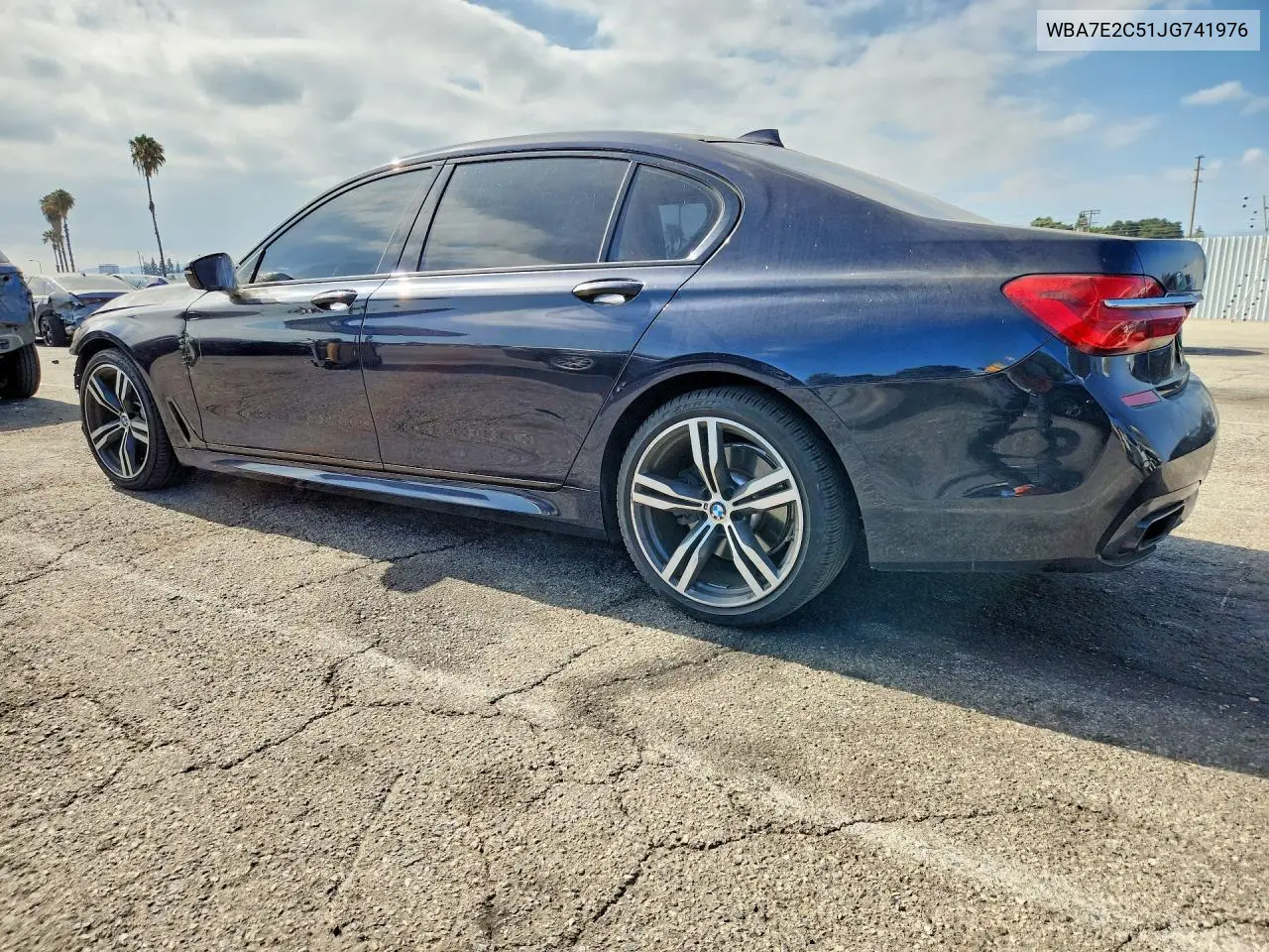 2018 BMW 740 I VIN: WBA7E2C51JG741976 Lot: 58931376