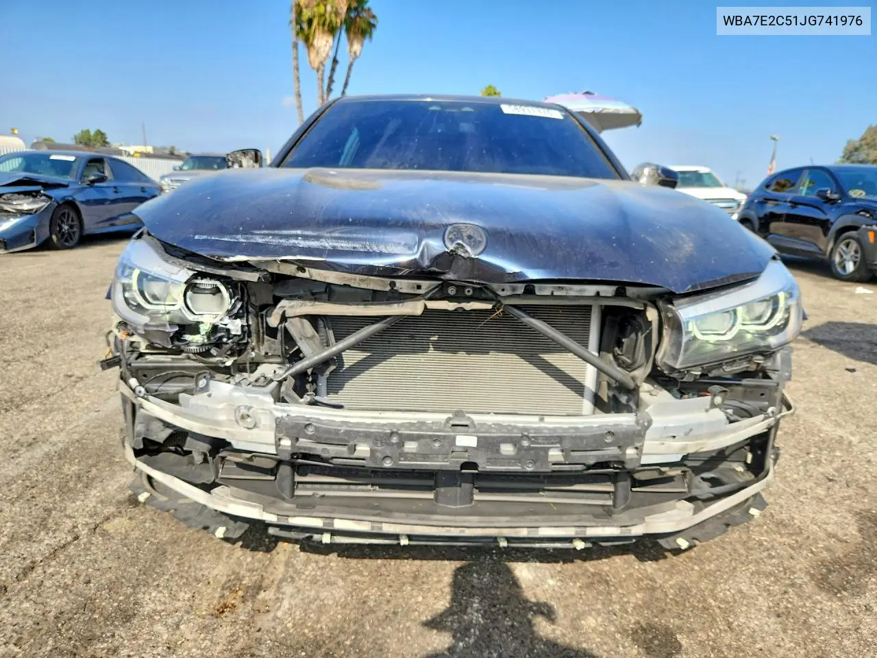 2018 BMW 740 I VIN: WBA7E2C51JG741976 Lot: 58931376