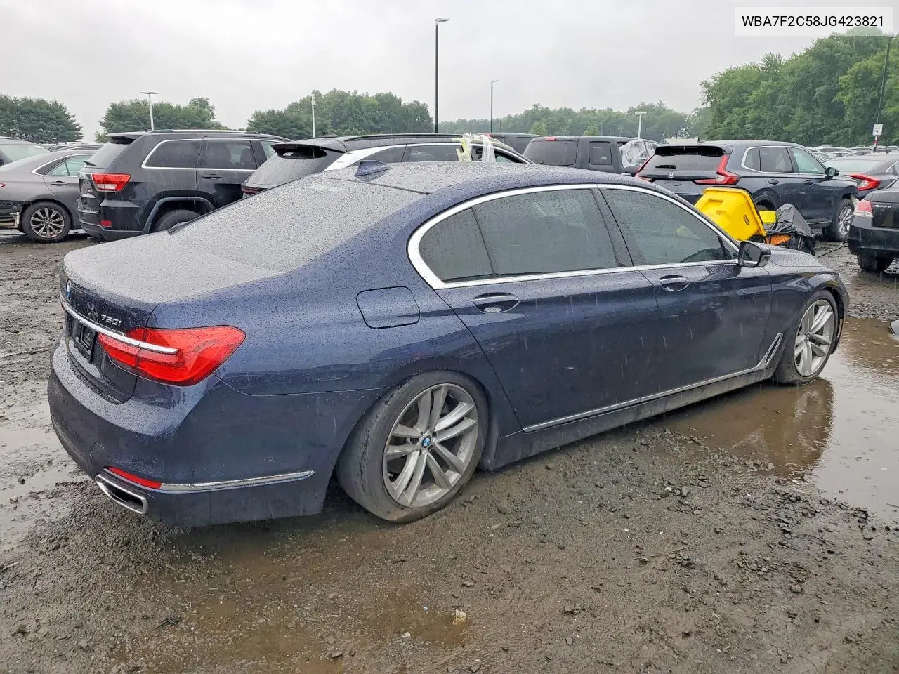 2018 BMW 750 Xi VIN: WBA7F2C58JG423821 Lot: 59064406