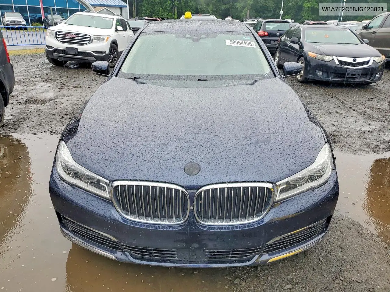 2018 BMW 750 Xi VIN: WBA7F2C58JG423821 Lot: 59064406