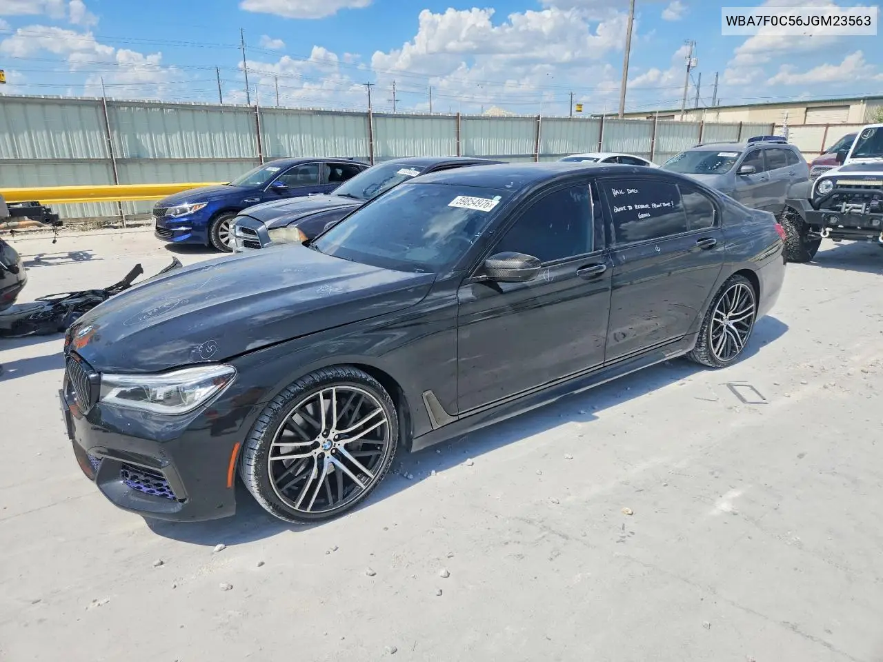 2018 BMW 750 I VIN: WBA7F0C56JGM23563 Lot: 59854976
