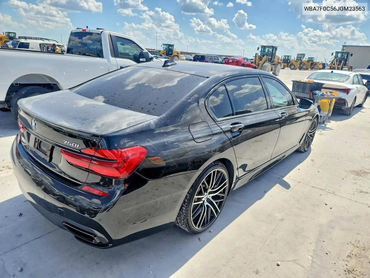 2018 BMW 750 I VIN: WBA7F0C56JGM23563 Lot: 59854976