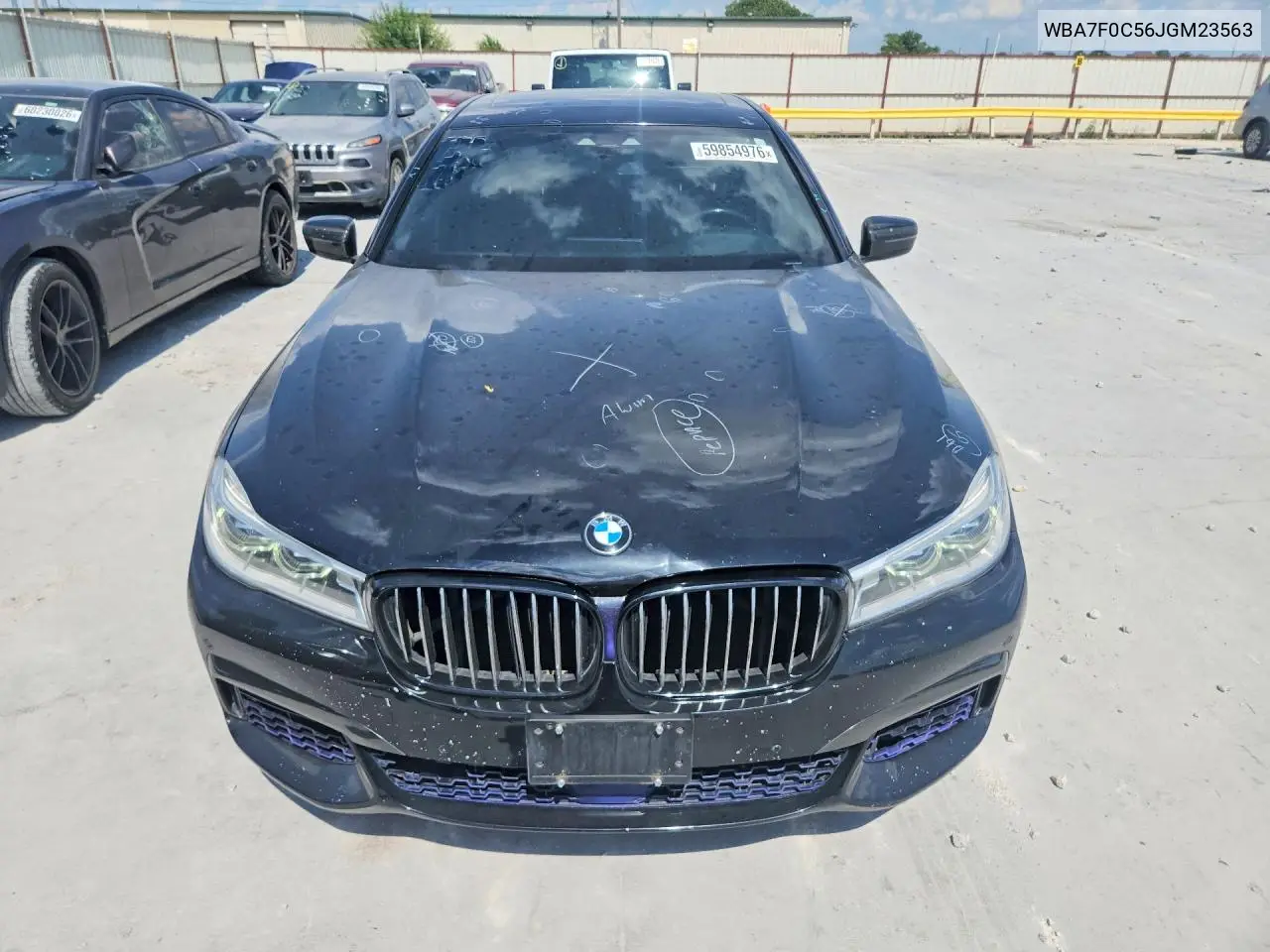 2018 BMW 750 I VIN: WBA7F0C56JGM23563 Lot: 59854976