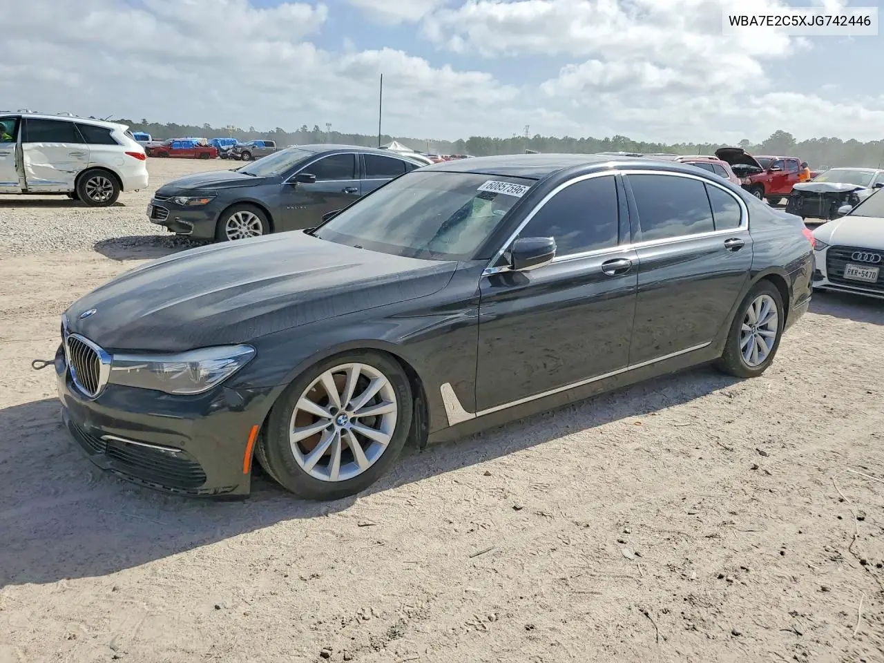 2018 BMW 740 I VIN: WBA7E2C5XJG742446 Lot: 60857596
