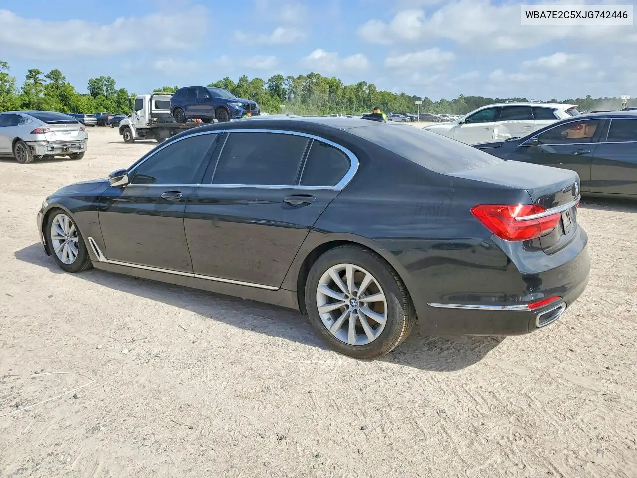2018 BMW 740 I VIN: WBA7E2C5XJG742446 Lot: 60857596