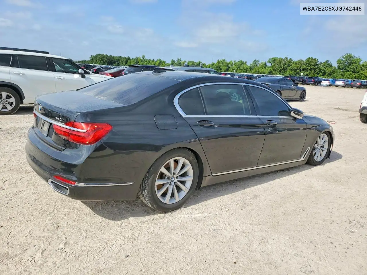 2018 BMW 740 I VIN: WBA7E2C5XJG742446 Lot: 60857596