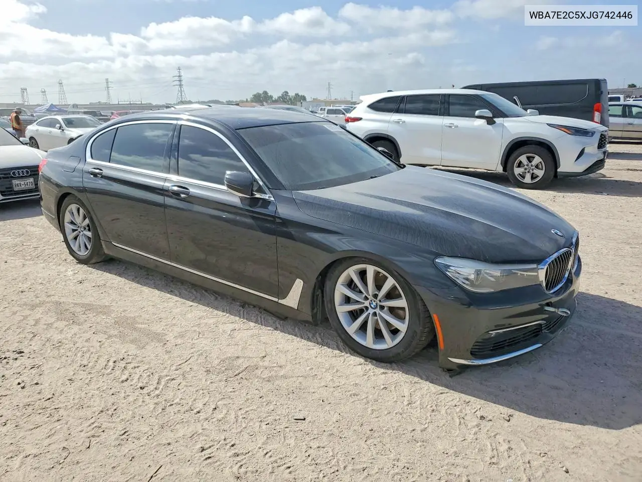2018 BMW 740 I VIN: WBA7E2C5XJG742446 Lot: 60857596