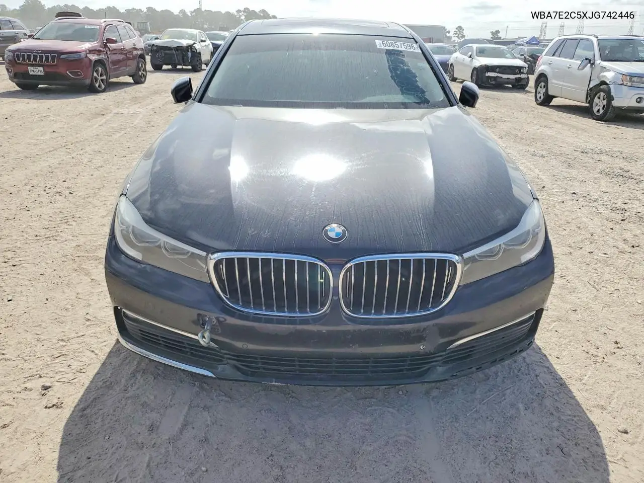 2018 BMW 740 I VIN: WBA7E2C5XJG742446 Lot: 60857596