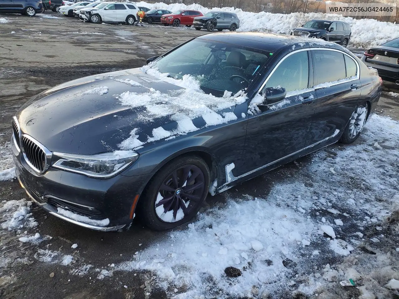 2018 BMW 750I xDrive VIN: WBA7F2C56JG424465 Lot: 76284775