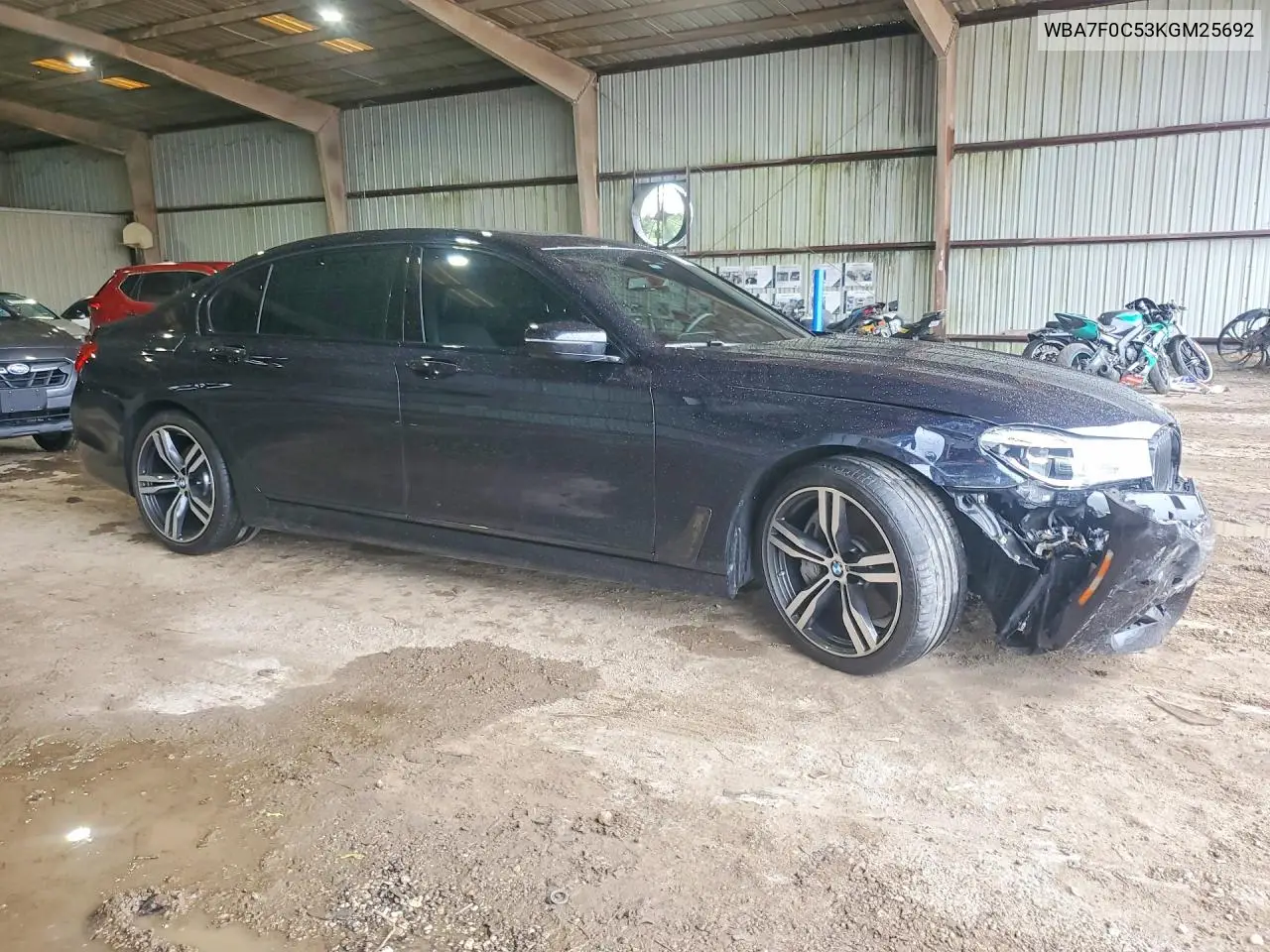 2019 BMW 750 I VIN: WBA7F0C53KGM25692 Lot: 57496236