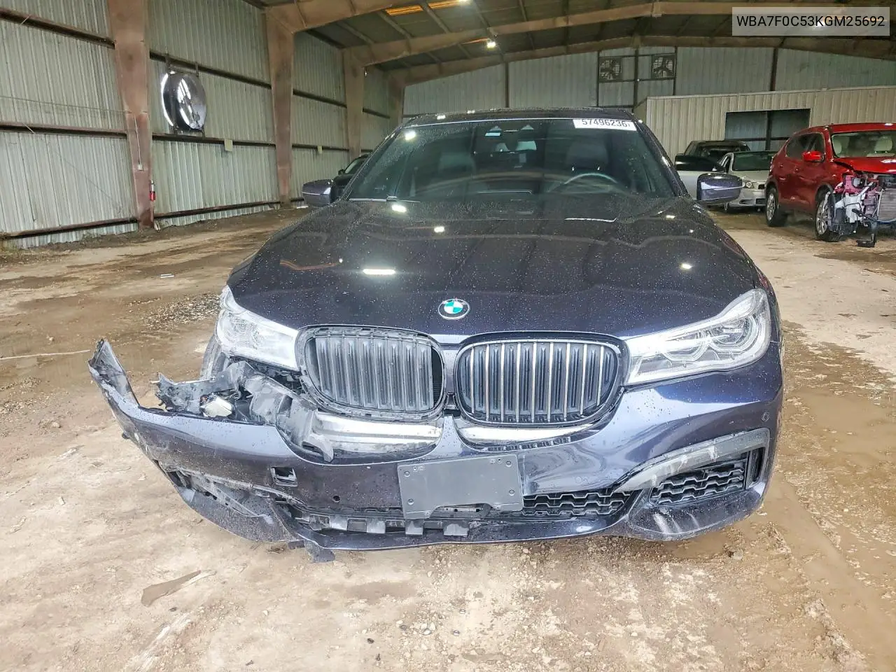 2019 BMW 750 I VIN: WBA7F0C53KGM25692 Lot: 57496236