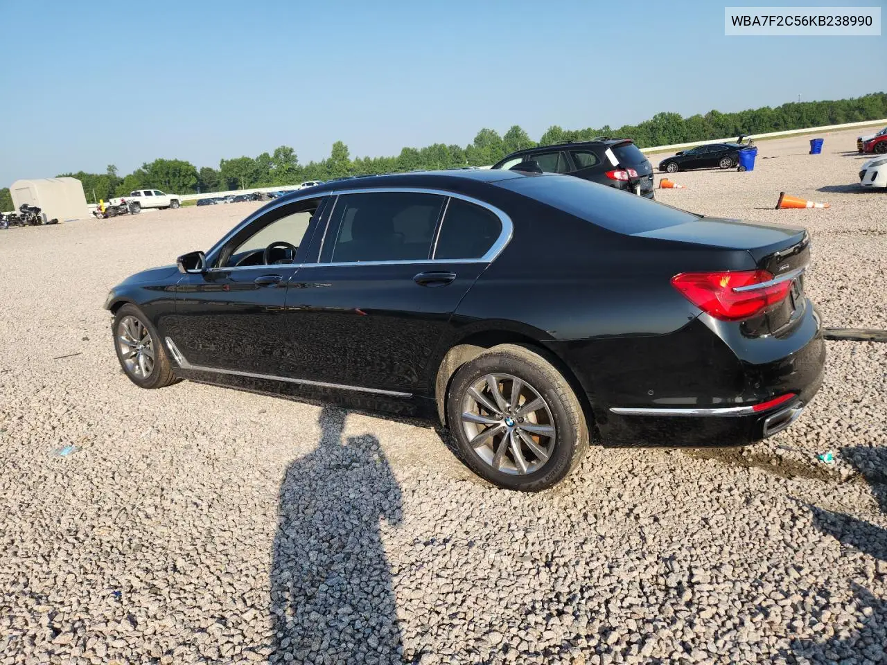 2019 BMW 750 Xi VIN: WBA7F2C56KB238990 Lot: 59117266