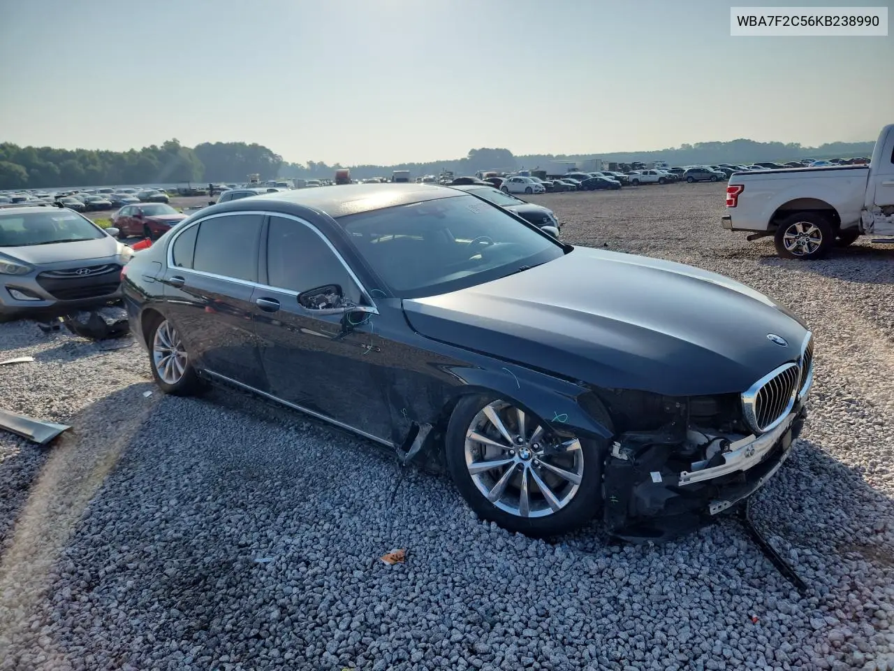 2019 BMW 750 Xi VIN: WBA7F2C56KB238990 Lot: 59117266