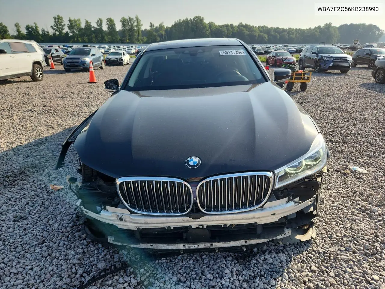 2019 BMW 750 Xi VIN: WBA7F2C56KB238990 Lot: 59117266