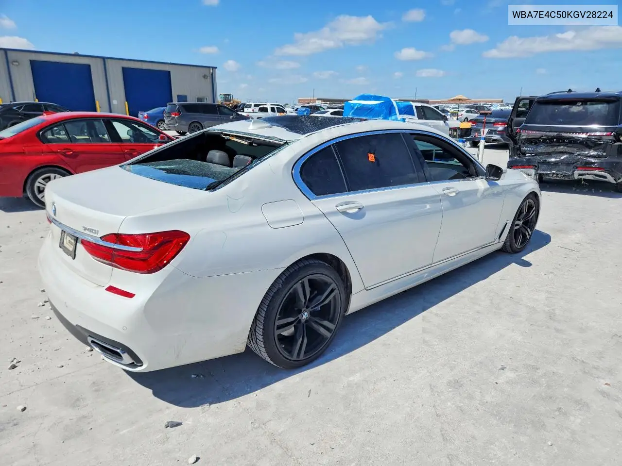 2019 BMW 740 Xi VIN: WBA7E4C50KGV28224 Lot: 59230046