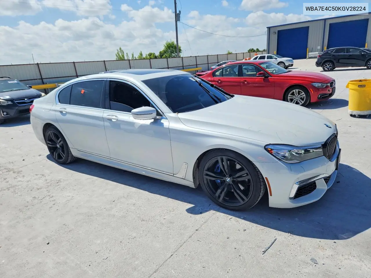 2019 BMW 740 Xi VIN: WBA7E4C50KGV28224 Lot: 59230046