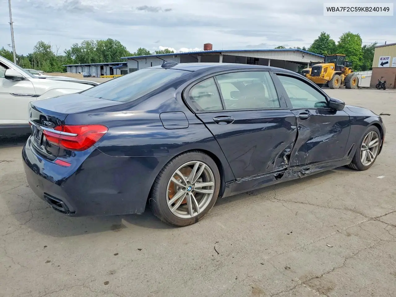 2019 BMW 750 Xi VIN: WBA7F2C59KB240149 Lot: 59779226