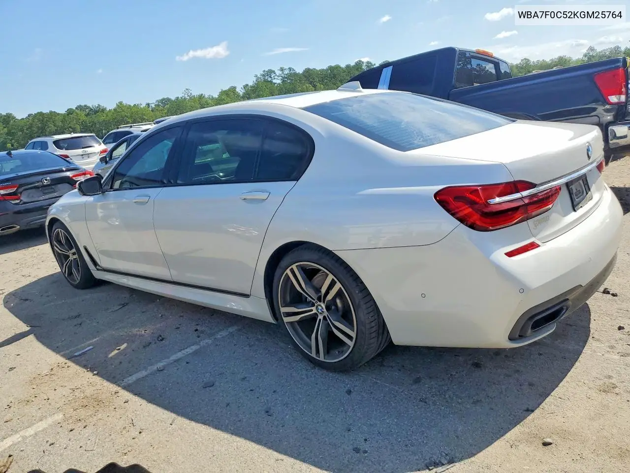 2019 BMW 750 I VIN: WBA7F0C52KGM25764 Lot: 60035736