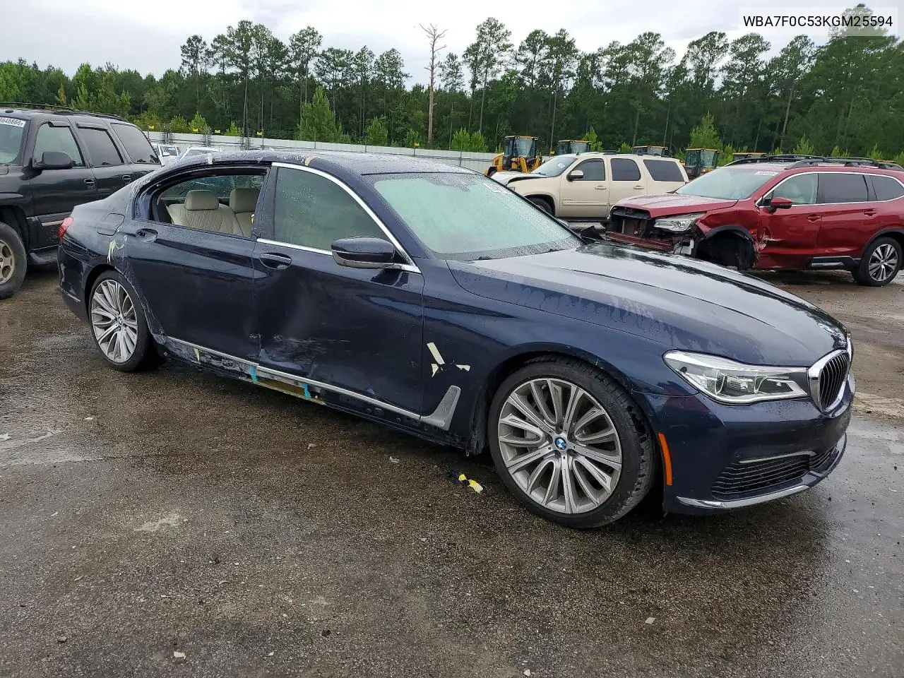 2019 BMW 750 I VIN: WBA7F0C53KGM25594 Lot: 60341626