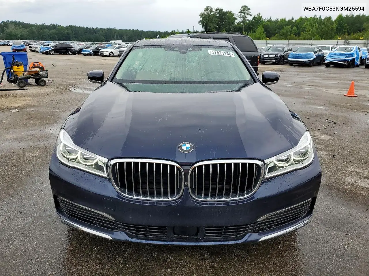 2019 BMW 750 I VIN: WBA7F0C53KGM25594 Lot: 60341626