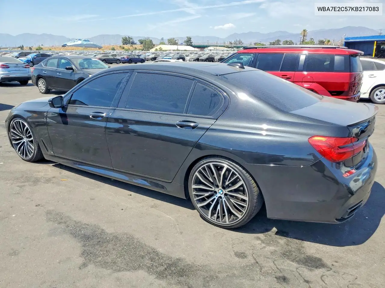 2019 BMW 740 I VIN: WBA7E2C57KB217083 Lot: 61456226