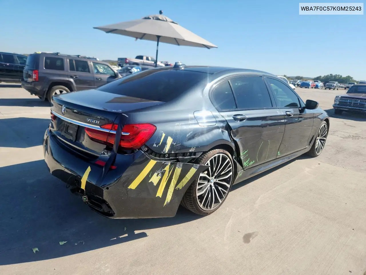 WBA7F0C57KGM25243 2019 BMW 750 I