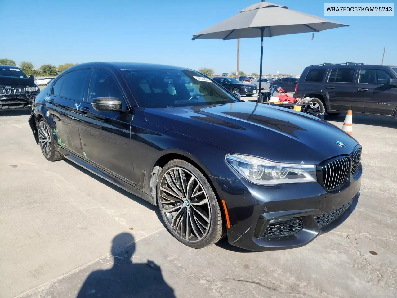 WBA7F0C57KGM25243 2019 BMW 750 I