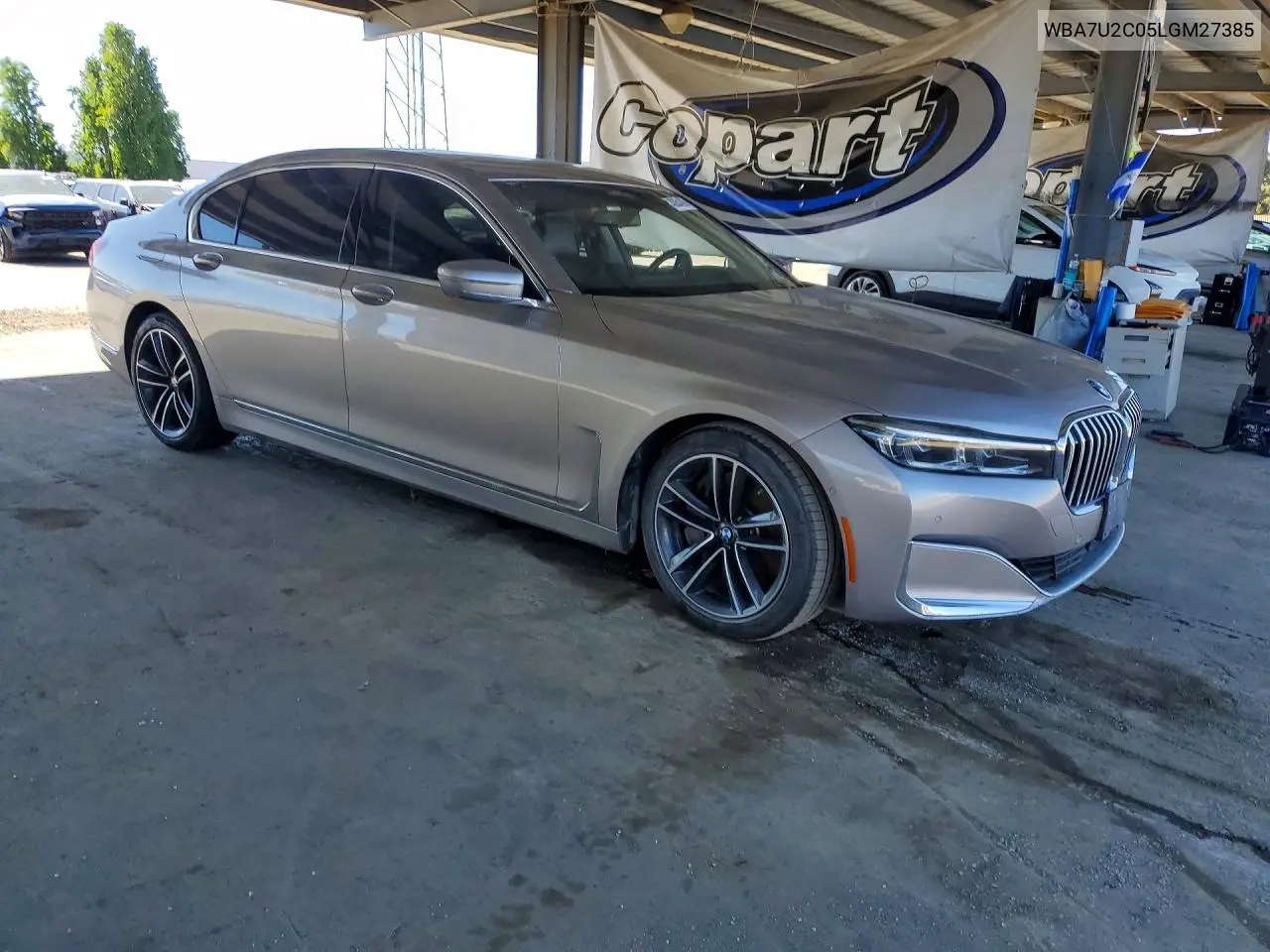 2020 BMW 750 Xi VIN: WBA7U2C05LGM27385 Lot: 48854386
