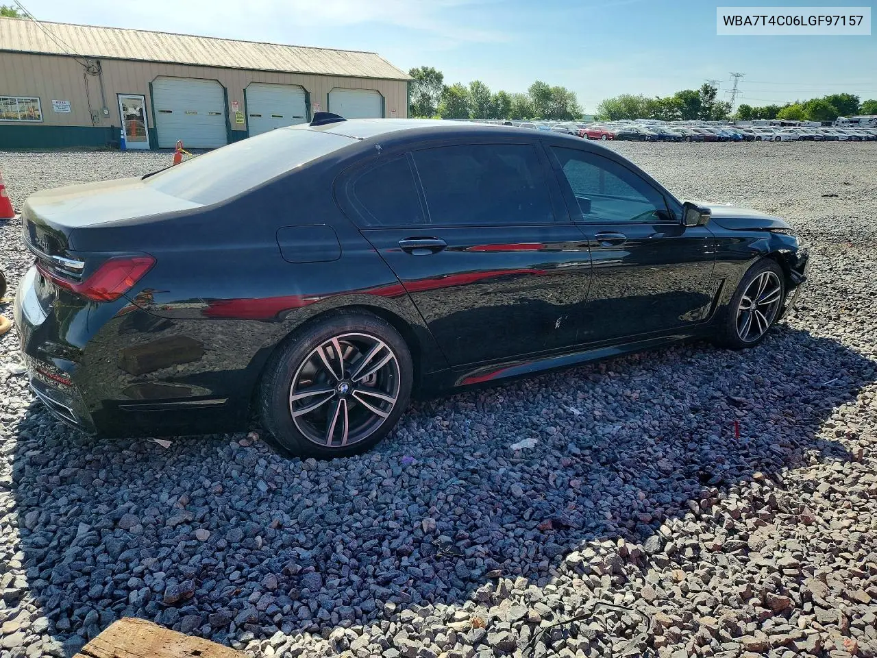 2020 BMW 740 Xi VIN: WBA7T4C06LGF97157 Lot: 56071336