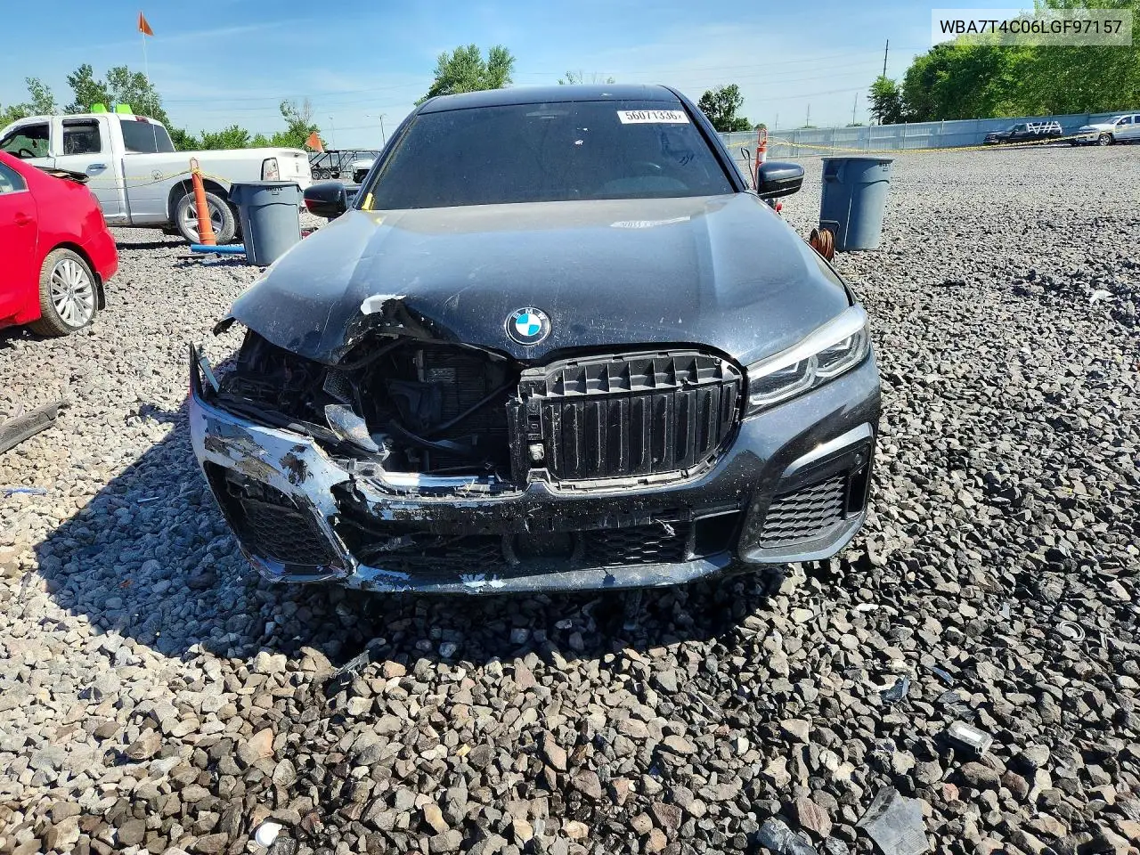 2020 BMW 740 Xi VIN: WBA7T4C06LGF97157 Lot: 56071336