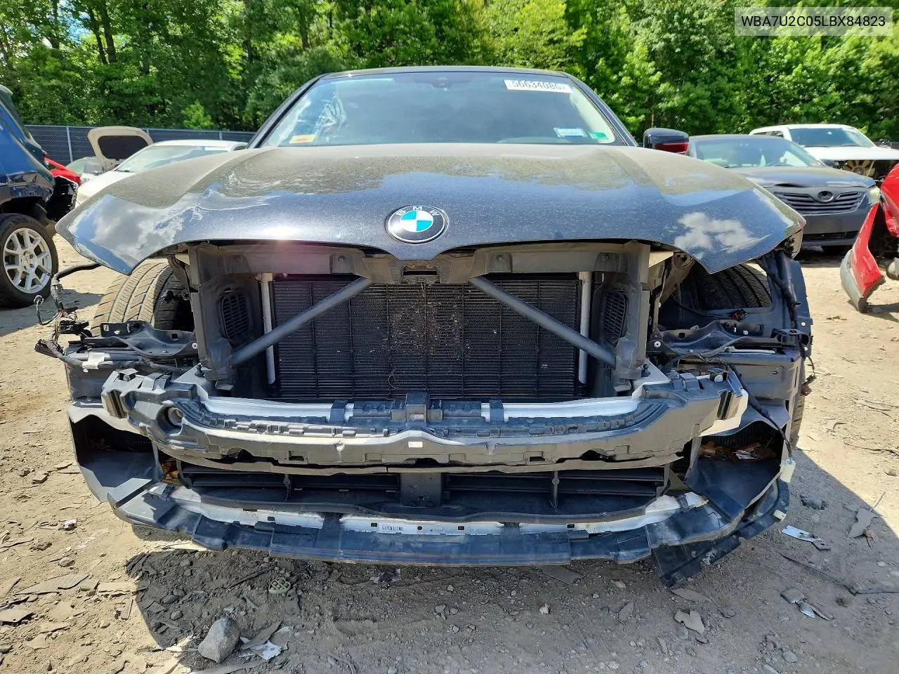 2020 BMW 750 Xi VIN: WBA7U2C05LBX84823 Lot: 56634086