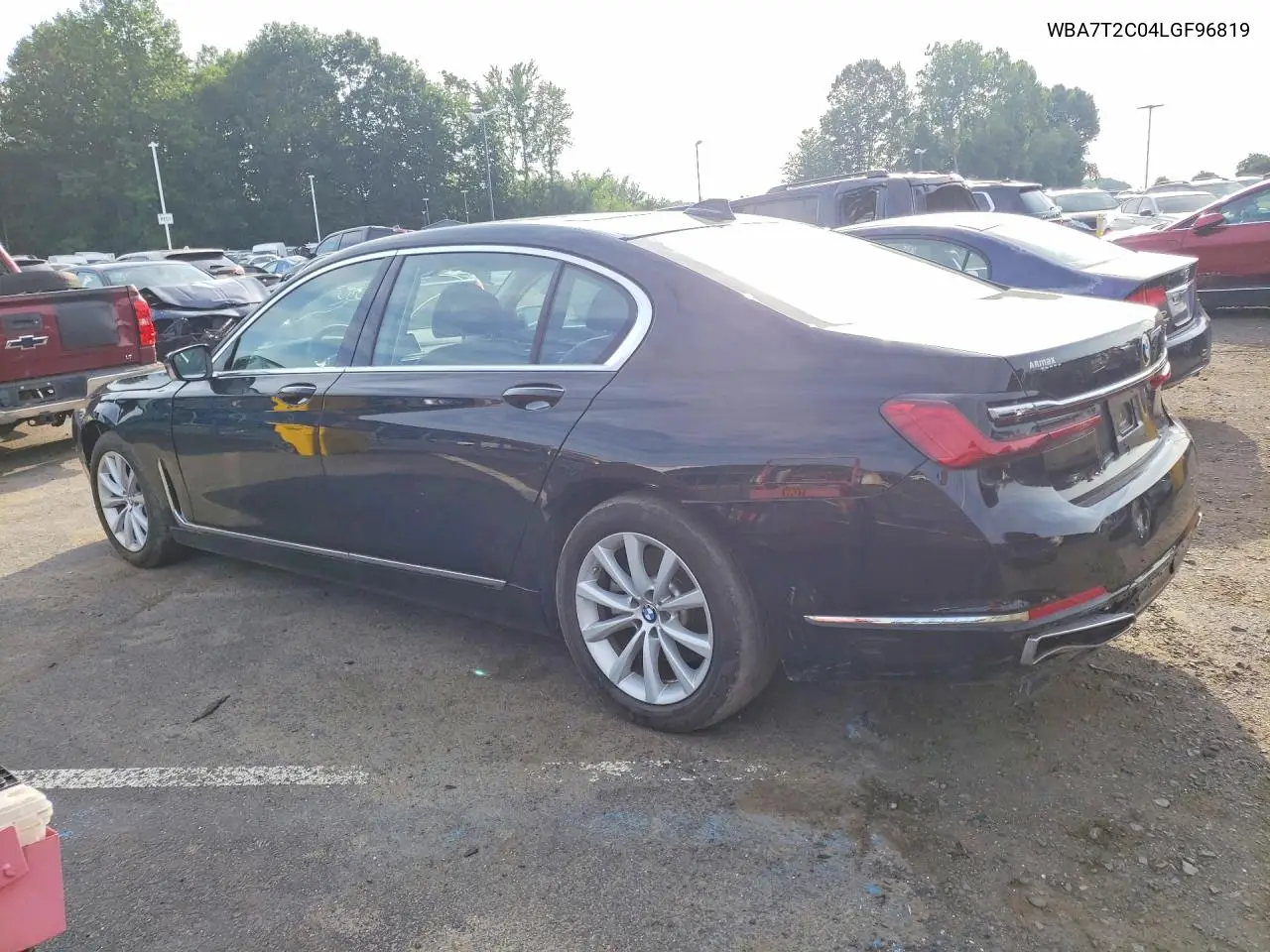 2020 BMW 740 I VIN: WBA7T2C04LGF96819 Lot: 61049316