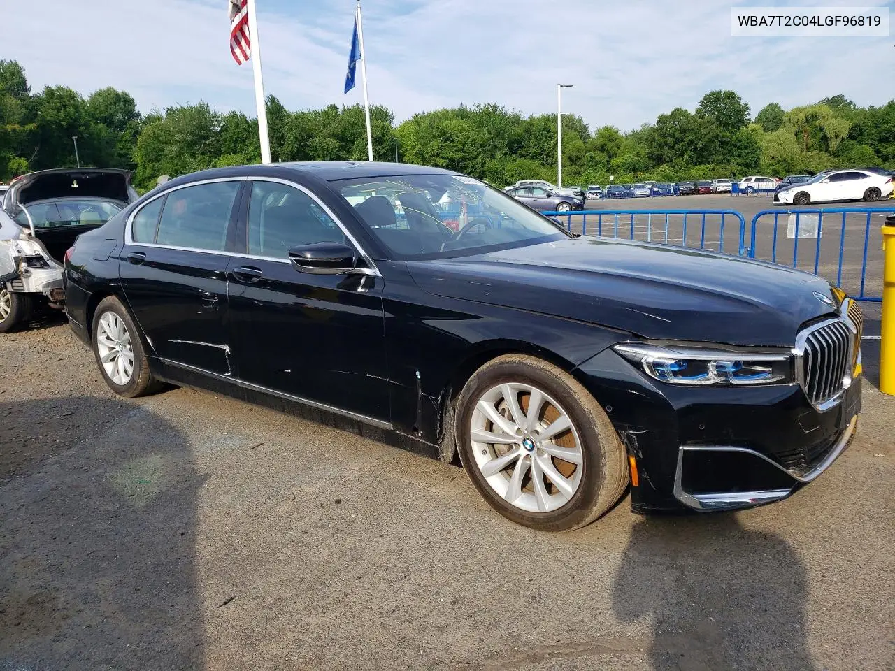 2020 BMW 740 I VIN: WBA7T2C04LGF96819 Lot: 61049316
