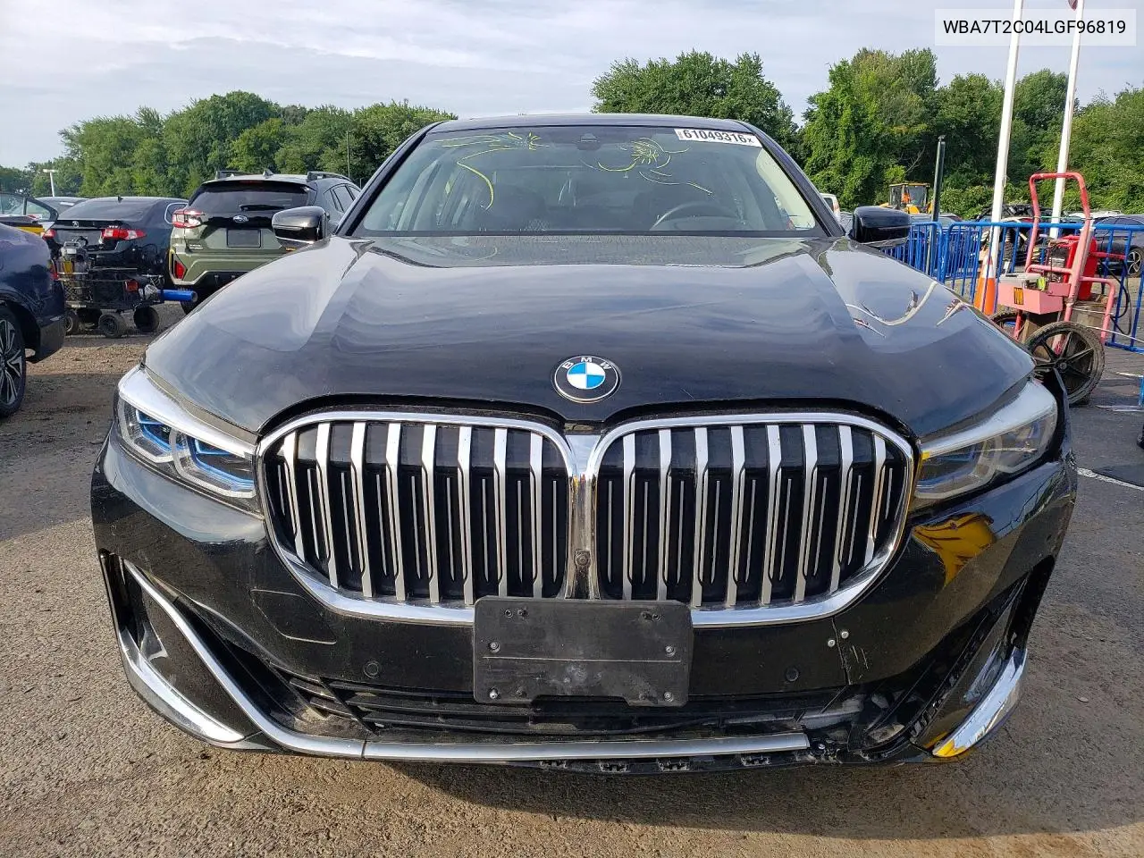 2020 BMW 740 I VIN: WBA7T2C04LGF96819 Lot: 61049316