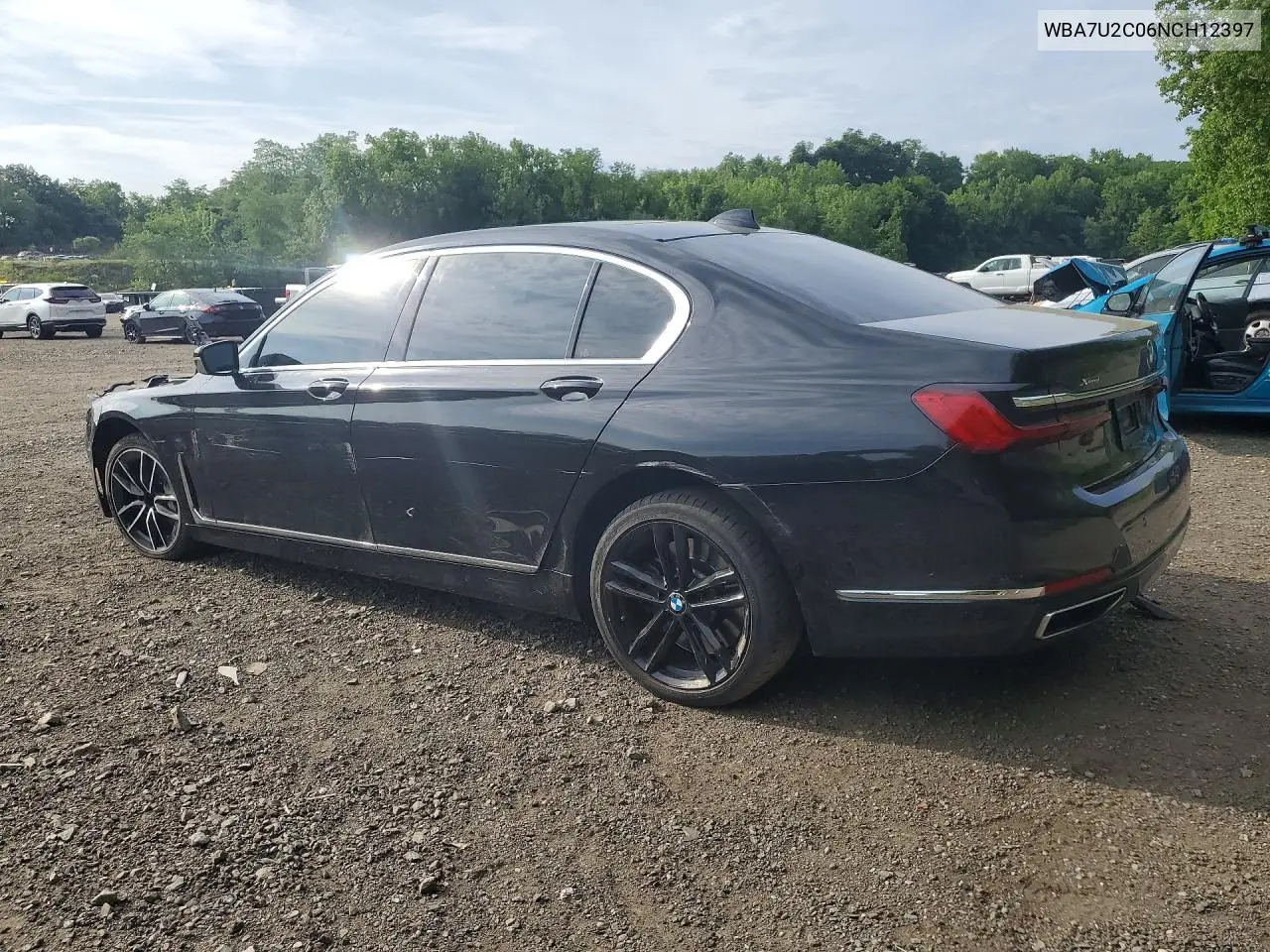 2022 BMW 750 Xi VIN: WBA7U2C06NCH12397 Lot: 56676726