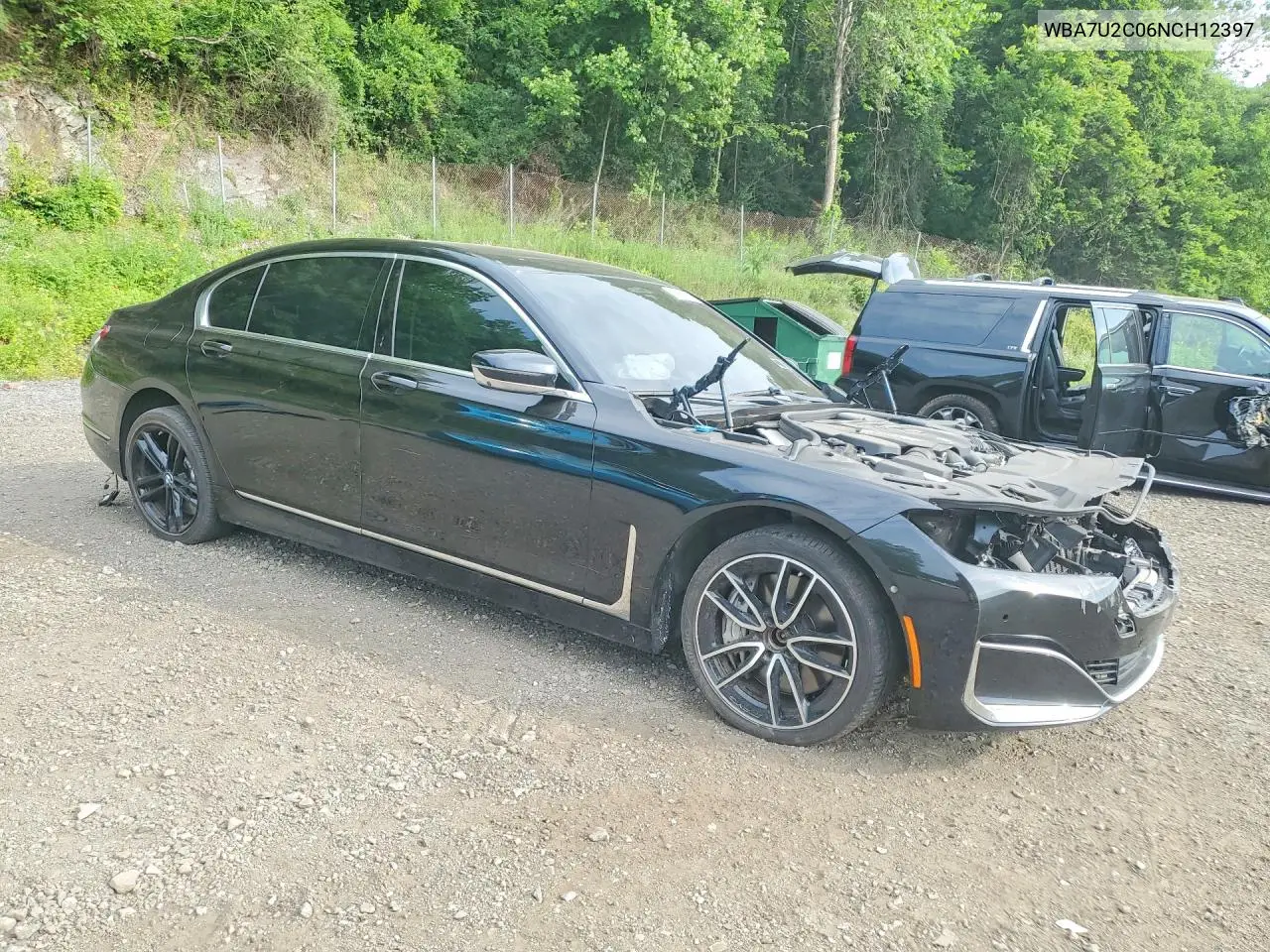 2022 BMW 750 Xi VIN: WBA7U2C06NCH12397 Lot: 56676726