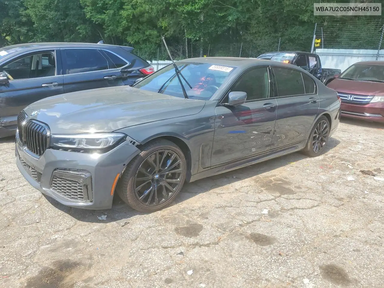 2022 BMW 750 Xi VIN: WBA7U2C05NCH45150 Lot: 59989816
