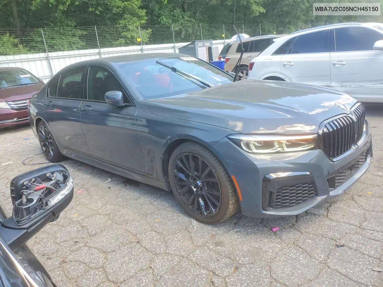 2022 BMW 750 Xi VIN: WBA7U2C05NCH45150 Lot: 59989816