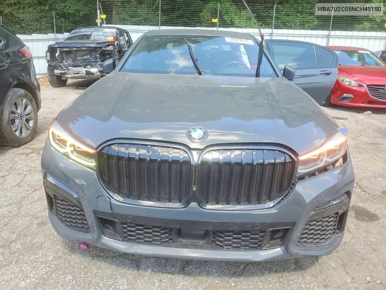 2022 BMW 750 Xi VIN: WBA7U2C05NCH45150 Lot: 59989816