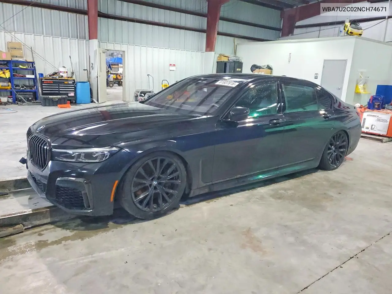 2022 BMW 750 Xi VIN: WBA7U2C02NCH74671 Lot: 61607816