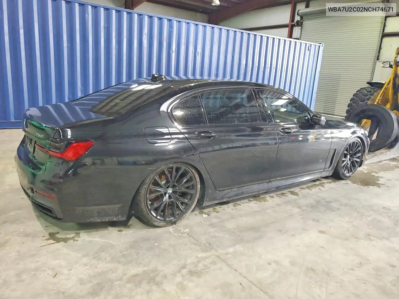 2022 BMW 750 Xi VIN: WBA7U2C02NCH74671 Lot: 61607816