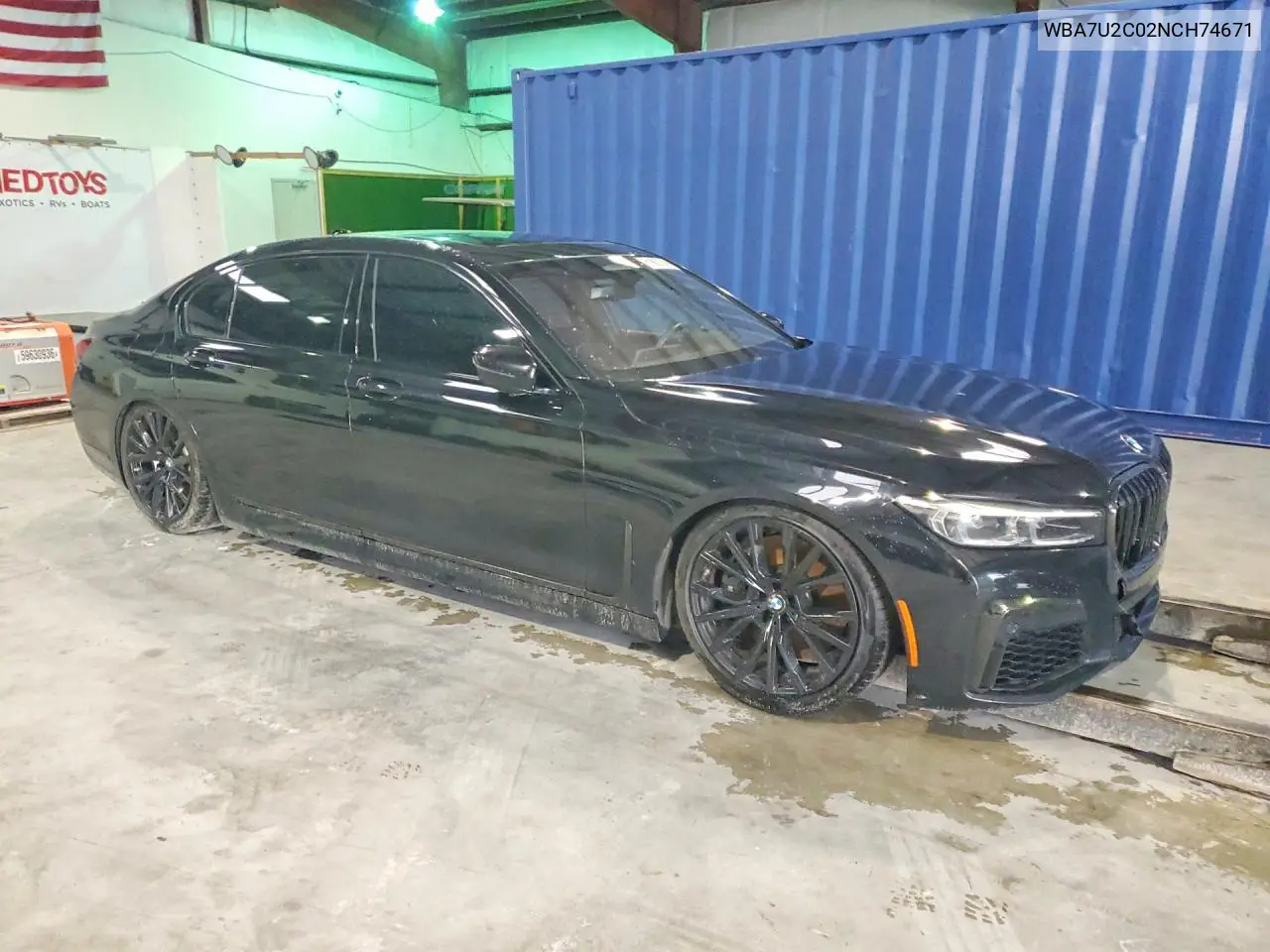 2022 BMW 750 Xi VIN: WBA7U2C02NCH74671 Lot: 61607816