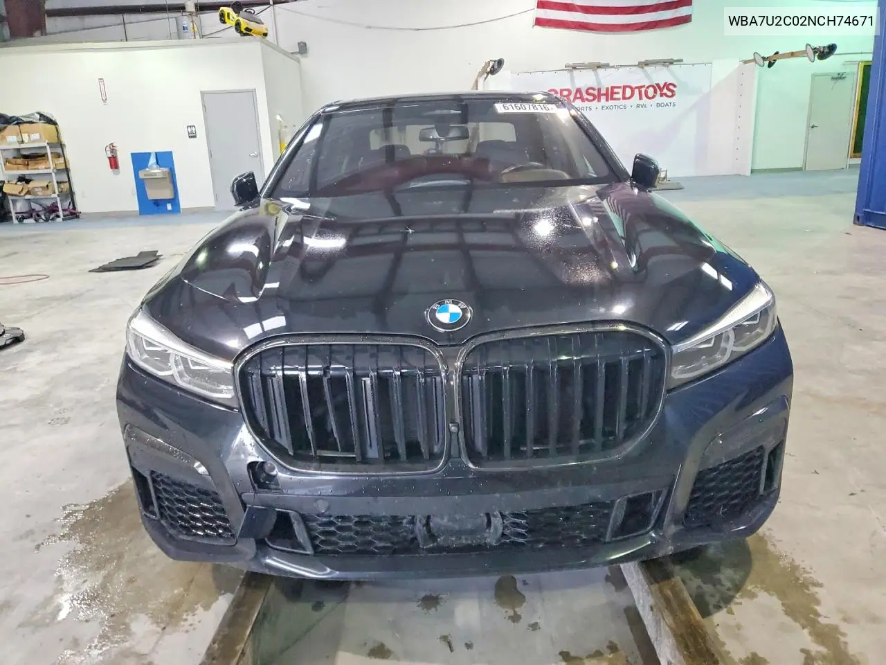 2022 BMW 750 Xi VIN: WBA7U2C02NCH74671 Lot: 61607816