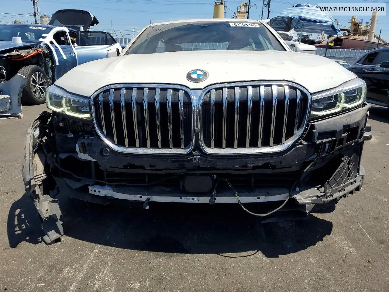 2022 BMW Alpina B7 VIN: WBA7U2C15NCH16420 Lot: 61798946
