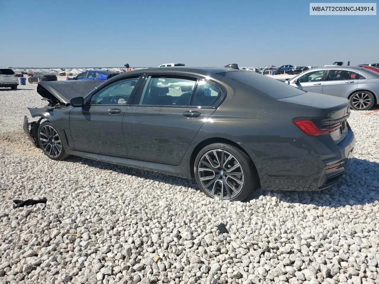 WBA7T2C03NCJ43914 2022 BMW 740 I