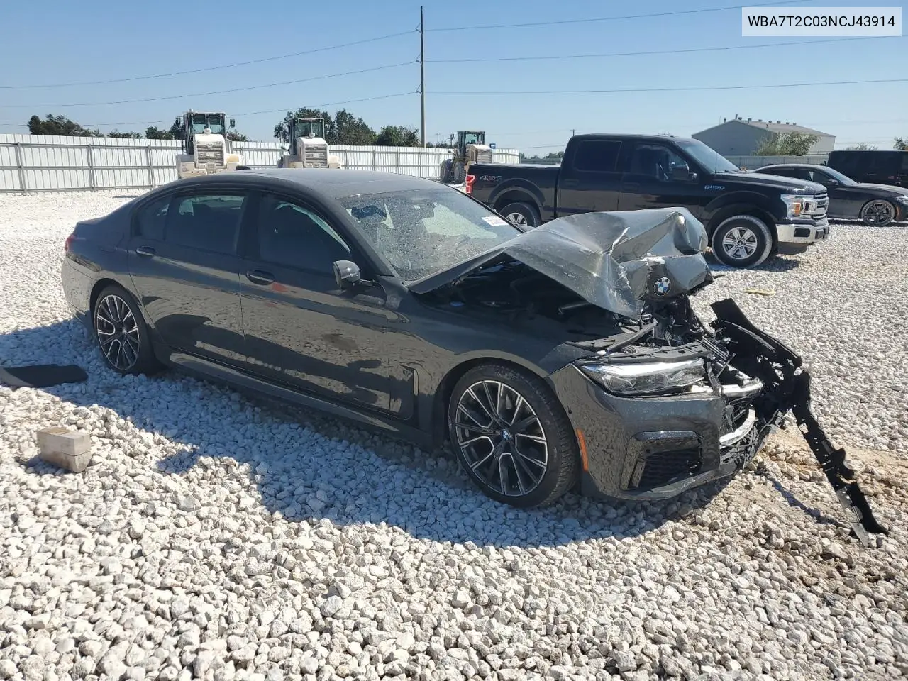 WBA7T2C03NCJ43914 2022 BMW 740 I