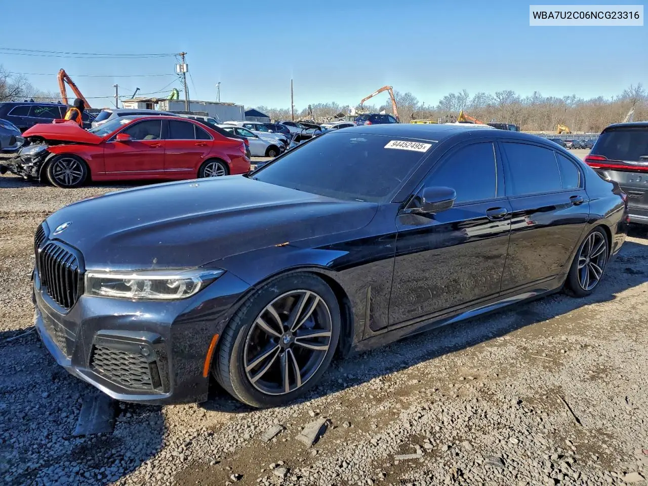 WBA7U2C06NCH03165 2022 BMW 750 Xi