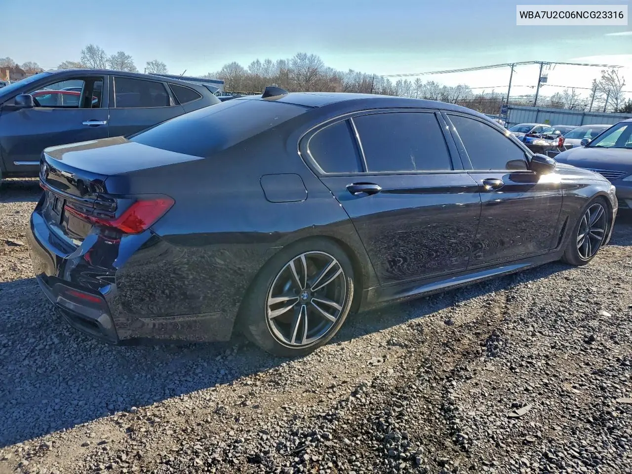 WBA7U2C06NCH03165 2022 BMW 750 Xi