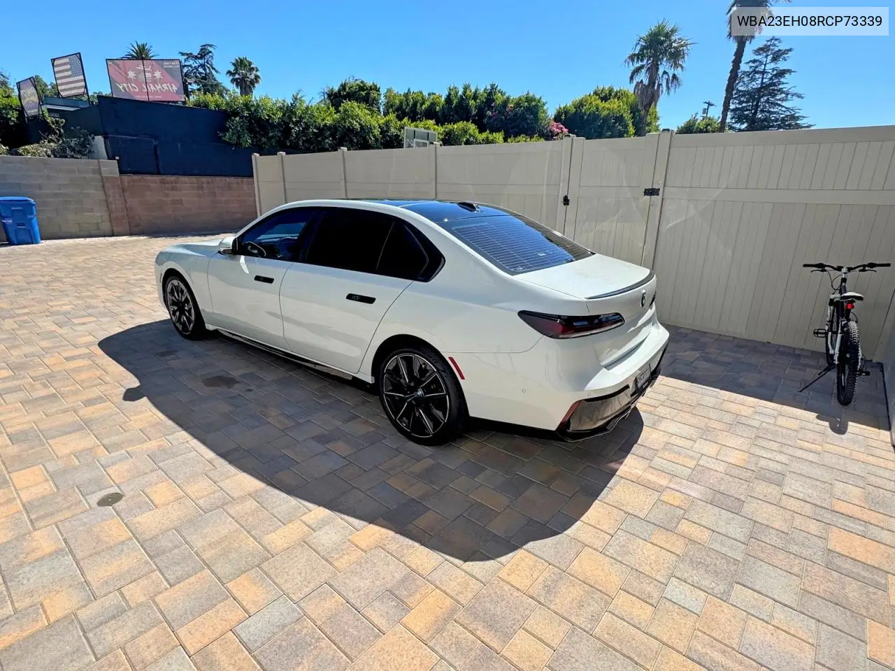 2024 BMW 740 I VIN: WBA23EH08RCP73339 Lot: 59744226
